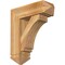 Ekena Millwork Imperial Arts and Crafts Rough Sawn Bracket w/ Offset Brace, Western Red Cedar, 8"W x 24"D x 28"H BKT0806X24X28IMP03RWR - alternate 1